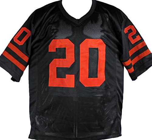 Earl Campbell Autographed Black College Style Jersey W/HT- JSA Witnessed Black - 757 Sports Collectibles