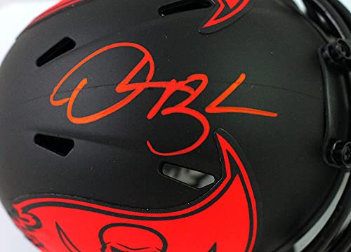Derrick Brooks Autographed Buccaneers Eclipse Speed Mini Helmet- Beckett W Red - 757 Sports Collectibles
