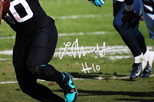 Laviska Shenault Autographed Jaguars Defense 16x20 HM Photo- Beckett W White - 757 Sports Collectibles