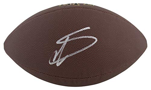 Bills Stefon Diggs Authentic Signed Wilson Super Grip Nfl Football BAS Witnessed - 757 Sports Collectibles