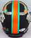 Ray Lewis Autographed Miami Hurricanes"305" Schutt Mini Helmet- Beckett W Auth Orange - 757 Sports Collectibles