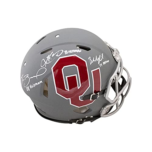 Bradford Murray Mayfield Heisman Autographed Oklahoma AMP Authentic Full-Size Helmet - BAS COA - 757 Sports Collectibles