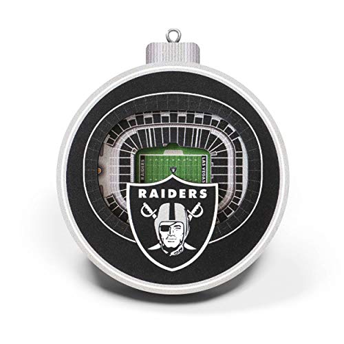 YouTheFan NFL Las Vegas Raiders 3D StadiumView Ornament - 757 Sports Collectibles