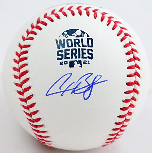 Alex Bregman Autographed Rawlings OML 2021 WS Baseball- Beckett W Hologram Blue - 757 Sports Collectibles