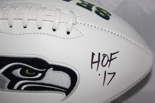 Kenny Easley Autographed Seattle Seahawks HOF 17 Logo Football- JSA Witness Auth - 757 Sports Collectibles