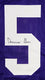 Derrius Guice Autographed Purple College Style Jersey- JSA Witness Auth - 757 Sports Collectibles