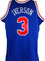 Allen Iverson Autographed 76ers Blue Mitchell&Ness Hardwood Classic Swingman Jersey- Beckett W Hologram Black - 757 Sports Collectibles