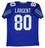 Seahawks Steve Largent"HOF 95" Authentic Signed Blue Jersey BAS Witnessed - 757 Sports Collectibles