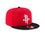 NBA Houston Rockets Adult Men NBA 9Fifty 2Tone Snapback Cap,OSFA,Red - 757 Sports Collectibles