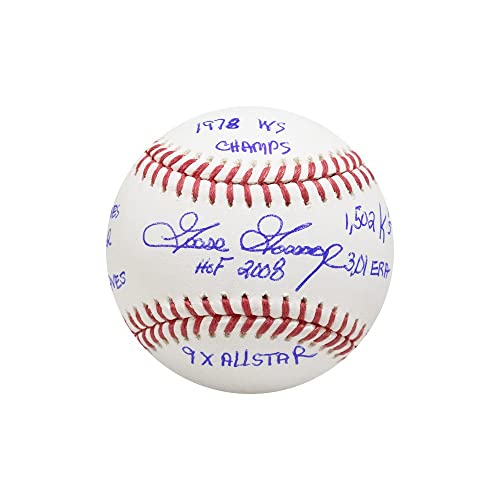 Goose Gossage Stats Autographed Official Baseball - BAS (7 Inscriptions) - 757 Sports Collectibles