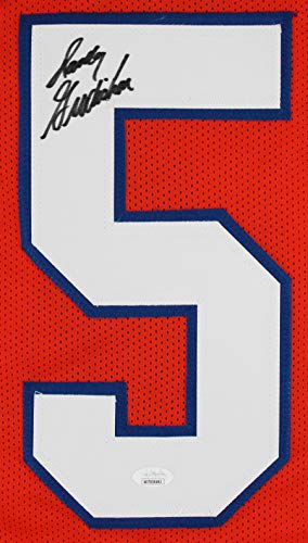 Randy Gradishar Authentic Signed Orange Pro Style Jersey Autographed BAS Witness - 757 Sports Collectibles
