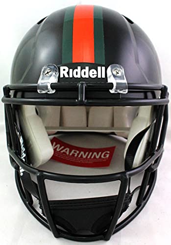 Reggie Wayne Signed Miami Hurricanes Knight F/S Authentic Helmet- PSA/DNAOrange - 757 Sports Collectibles