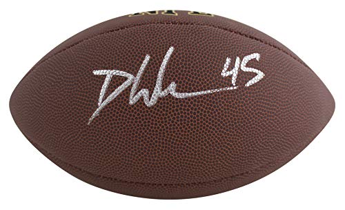 Buccaneers Devin White Authentic Signed Wilson Super Grip Nfl Football BAS Wit - 757 Sports Collectibles