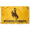 College Flags & Banners Co. Wyoming Wordmark 3x5 Grommet Flag - 757 Sports Collectibles