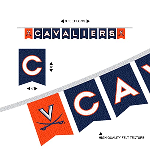 Virginia Cavaliers Banner String Pennant Flags - 757 Sports Collectibles