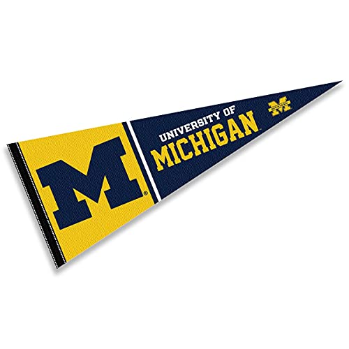 College Flags & Banners Co. Michigan Wolverines Full Size Pennant - 757 Sports Collectibles