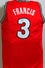 Steve Francis Autographed Red College Style Jersey- Beckett Witness Black - 757 Sports Collectibles