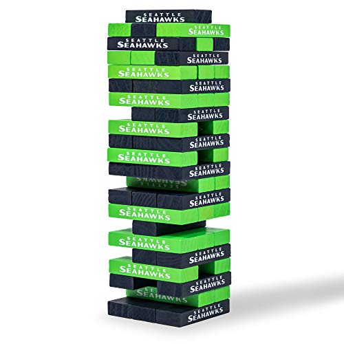 Wild Sports NFL Seattle Seahawks Table Top Stackers 3" x 1" x .5", Team Color - 757 Sports Collectibles