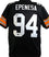 AJ Epenesa Autographed Black College Style Jersey - Beckett W Black T9 - 757 Sports Collectibles