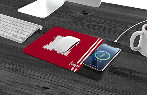 SOAR NCAA Wireless Charging Mouse Pad, Nebraska Cornhuskers - 757 Sports Collectibles