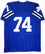 Bob Lilly Autographed Blue Pro Style Jersey w/HOF '80- JSA Witnessed Auth 4 - 757 Sports Collectibles