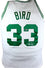 Larry Bird Autographed Celtics White Mitchell&Ness Hardwood Classic Swingman Jersey- Beckett W Hologram Silver - 757 Sports Collectibles