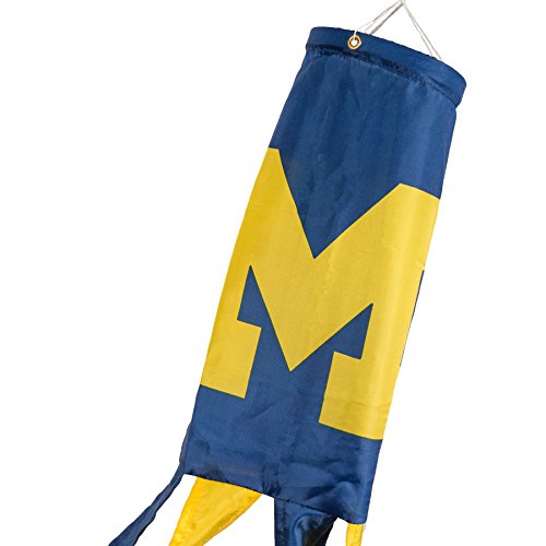 College Flags & Banners Co. Michigan Windsock - 757 Sports Collectibles