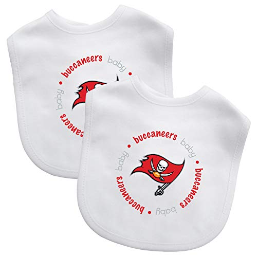Baby Fanatic Team Color Bibs, Tampa Bay Bucs, 2-Count - 757 Sports Collectibles