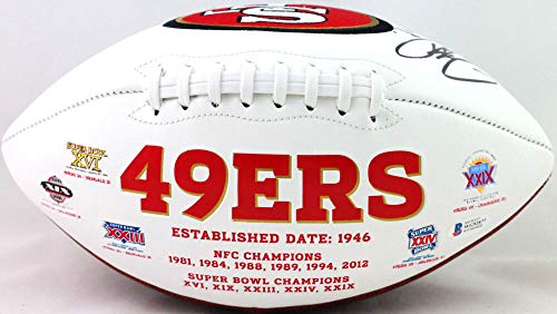 Jeff Garcia Autographed San Francisco 49ers Logo Football- Beckett W Authenticated - 757 Sports Collectibles