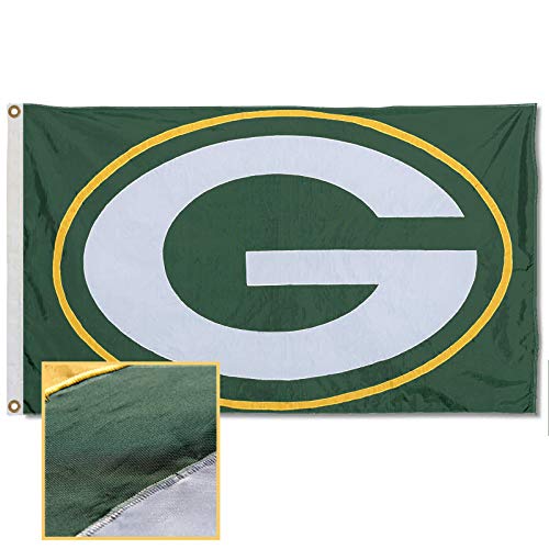 WinCraft Green Bay Packers Embroidered Nylon Flag - 757 Sports Collectibles