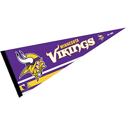 WinCraft Minnesota Vikings Pennant Banner Flag - 757 Sports Collectibles