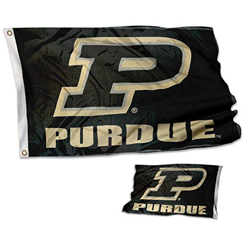 College Flags & Banners Co. Purdue Boilermakers Slanted P Double Sided Flag - 757 Sports Collectibles