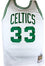 Larry Bird Autographed Celtics White Mitchell&Ness Hardwood Classic Swingman Jersey- Beckett W Hologram Silver - 757 Sports Collectibles