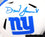 Daniel Jones Autographed New York Giants Lunar Speed Mini Helmet- Beckett WBlue - 757 Sports Collectibles