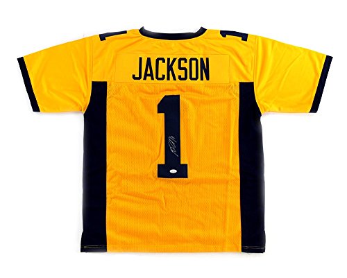 DeSean Jackson Autographed/Signed California Golden Bears Yellow Custom Jersey - 757 Sports Collectibles