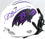 Deion Sanders Signed Baltimore Ravens Lunar Mini Helmet- Beckett W Holo Purple - 757 Sports Collectibles