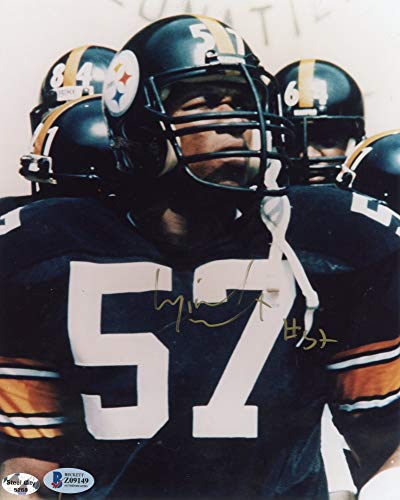 Mike Merriweather Autographed Pittsburgh Steelers 8x10 Photo - BAS COA (Vertical) - 757 Sports Collectibles