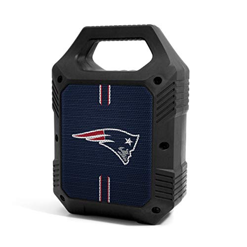 NFL New England Patriots ShockBox XL Wireless Bluetooth Speaker, Team Color - 757 Sports Collectibles