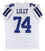 Bob Lilly"HOF 80" Authentic Signed White Pro Style Jersey BAS Witnessed - 757 Sports Collectibles