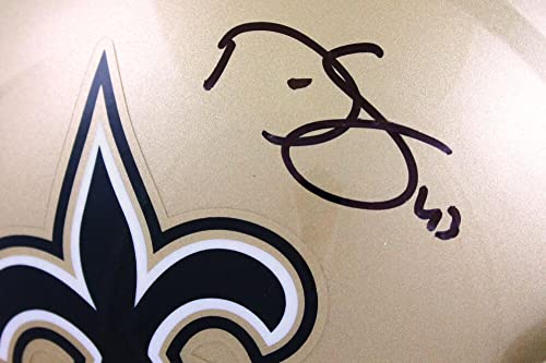 Darren Sproles Autographed New Orleans Saints F/S Speed Helmet-Beckett W Hologram Black - 757 Sports Collectibles