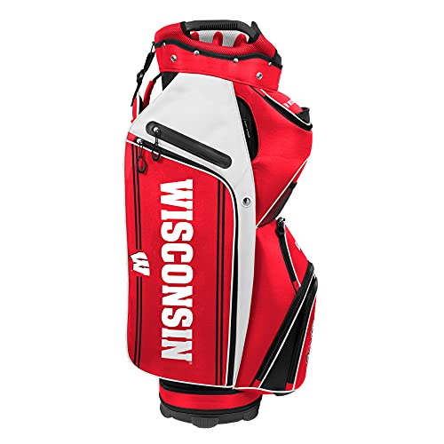 Wisconsin Badgers Bucket III Cooler Cart Golf Bag - 757 Sports Collectibles