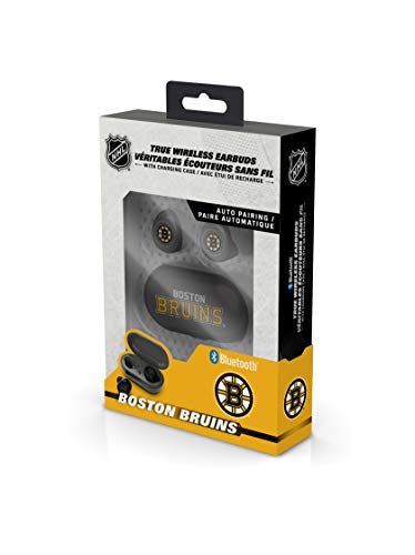 NHL Boston Bruins True Wireless Earbuds, Team Color - 757 Sports Collectibles