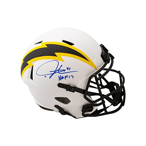 LaDainian Tomlinson HOF 17 Autographed San Diego Lunar Eclipse Replica Full-Size Football Helmet - BAS - 757 Sports Collectibles