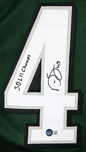 Darren Sproles Autographed Green Pro Style Jersey w/SB Champs-Beckett W Hologram Black - 757 Sports Collectibles