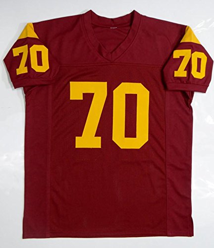 Tyron Smith Autographed Burgundy College Style Jersey- JSA Witnessed Authenticated - 757 Sports Collectibles