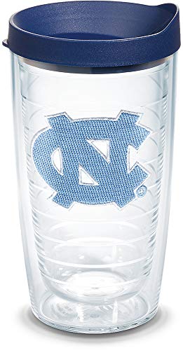 Tervis Made in USA Double Walled University of North Carolina Tar Heels Insulated Tumbler Cup Keeps Drinks Cold & Hot, 16oz, Primary Logo - 757 Sports Collectibles