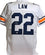 Ty Law Autographed White College Style Jersey- Beckett W Silver - 757 Sports Collectibles