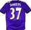 Deion Sanders Autographed Purple Pro Style Jersey-Beckett W Hologram - 757 Sports Collectibles