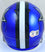 Ezekiel Elliott Autographed Dallas Cowboys Flash Speed Mini Helmet-Beckett W Hologram Silver - 757 Sports Collectibles