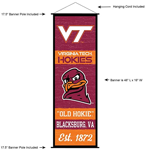 Virginia Tech Hokies Banner and Scroll Sign - 757 Sports Collectibles